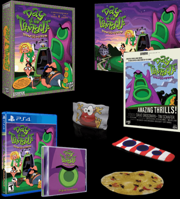 Day of the Tentacle Remastered box art for Playstation 4